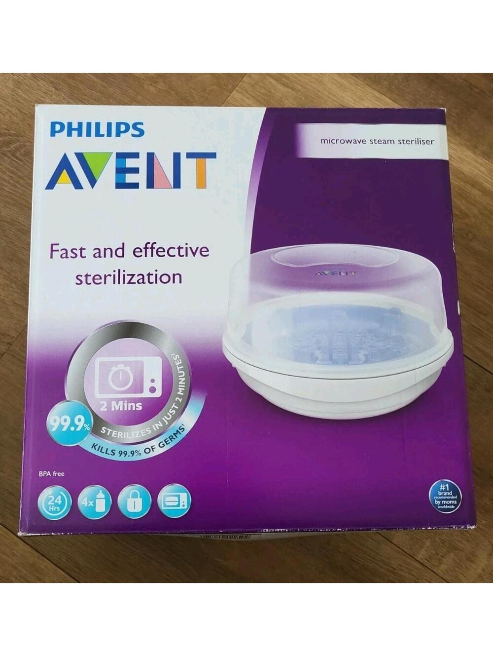 Philips Avent Fast And Effective Bottle Warm Clear Microwave Steam Sterilization